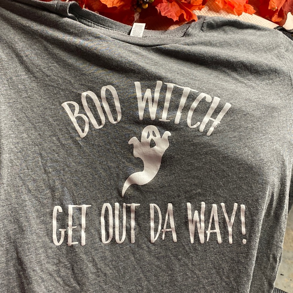 Halloween T-shirt. Boo Witch